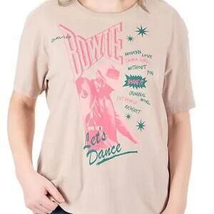 David Bowie "Let's Dance" Band T-shirt. "Official Merchandise"  Small NWT